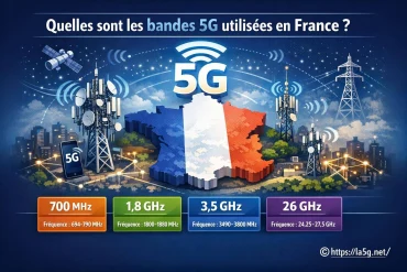 Quelles sont les bandes 5G utilisées en France ?