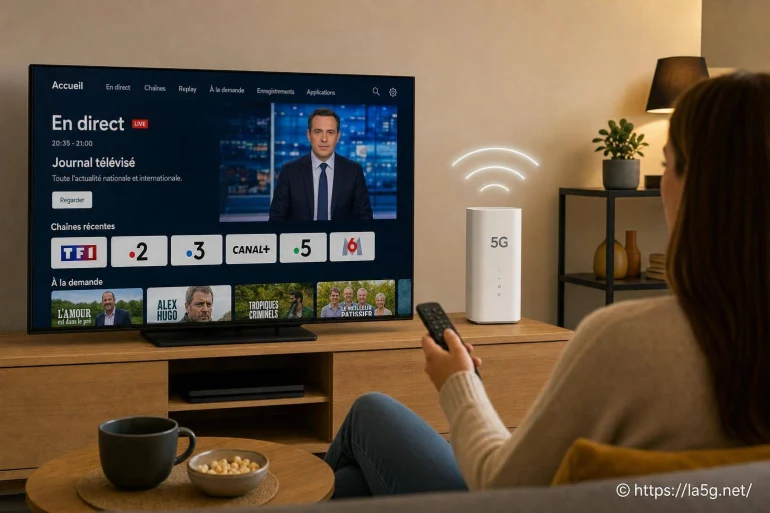 Comment regarder la TV avec une box 5G ?