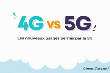 Infographie - 4G vs 5G