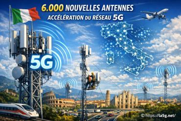Italie : un méga-accord pour 6 000 nouvelles antennes et un réseau 5g accéléré