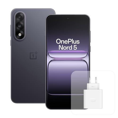 OnePlus Smartphone Nord 5 8 Go RAM 256 Go Stockage, écran AM