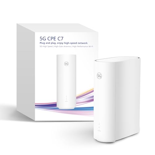 5G CPE C7 Routeur 5G avec Carte SIM, WiFi 6 AX3000 jusquà 5,