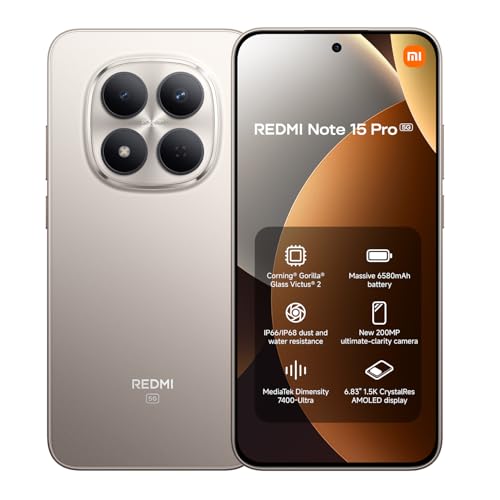 XIAOMI Redmi Note 15 Pro 5G 256 Go 8GB Ram