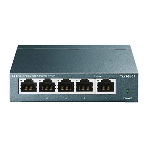 TP-Link TL-SG105 Switch Ethernet Gigabit 5 ports RJ45 metall