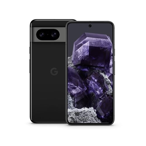 Téléphone Google Pixel 8 Débloqué 5G, 8Go 256GB Noir volcani