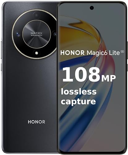 HONOR Magic6 Lite, Écran Anti-Chute 6,78, Batterie 5300 mAh,